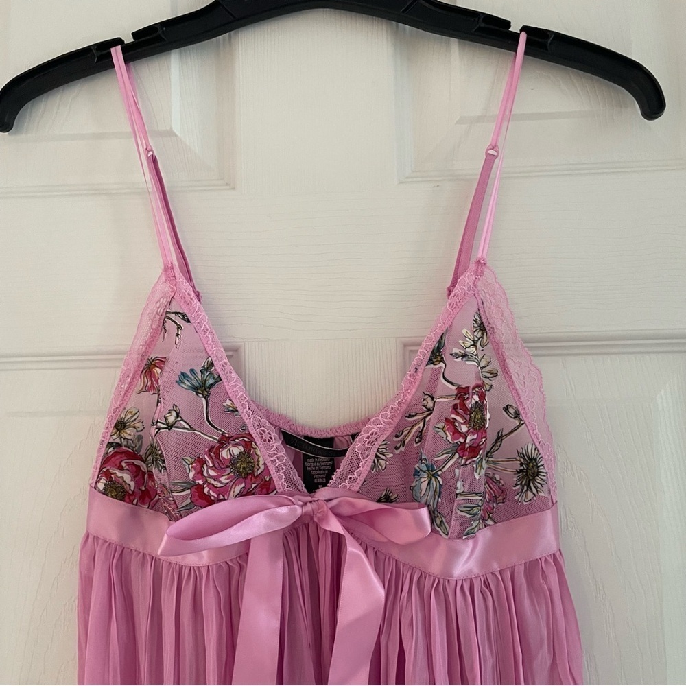 New! Victoria's Secret Very Sexy Garden Party Pleated Babydoll Slip 22847 - Picture 4 of 9